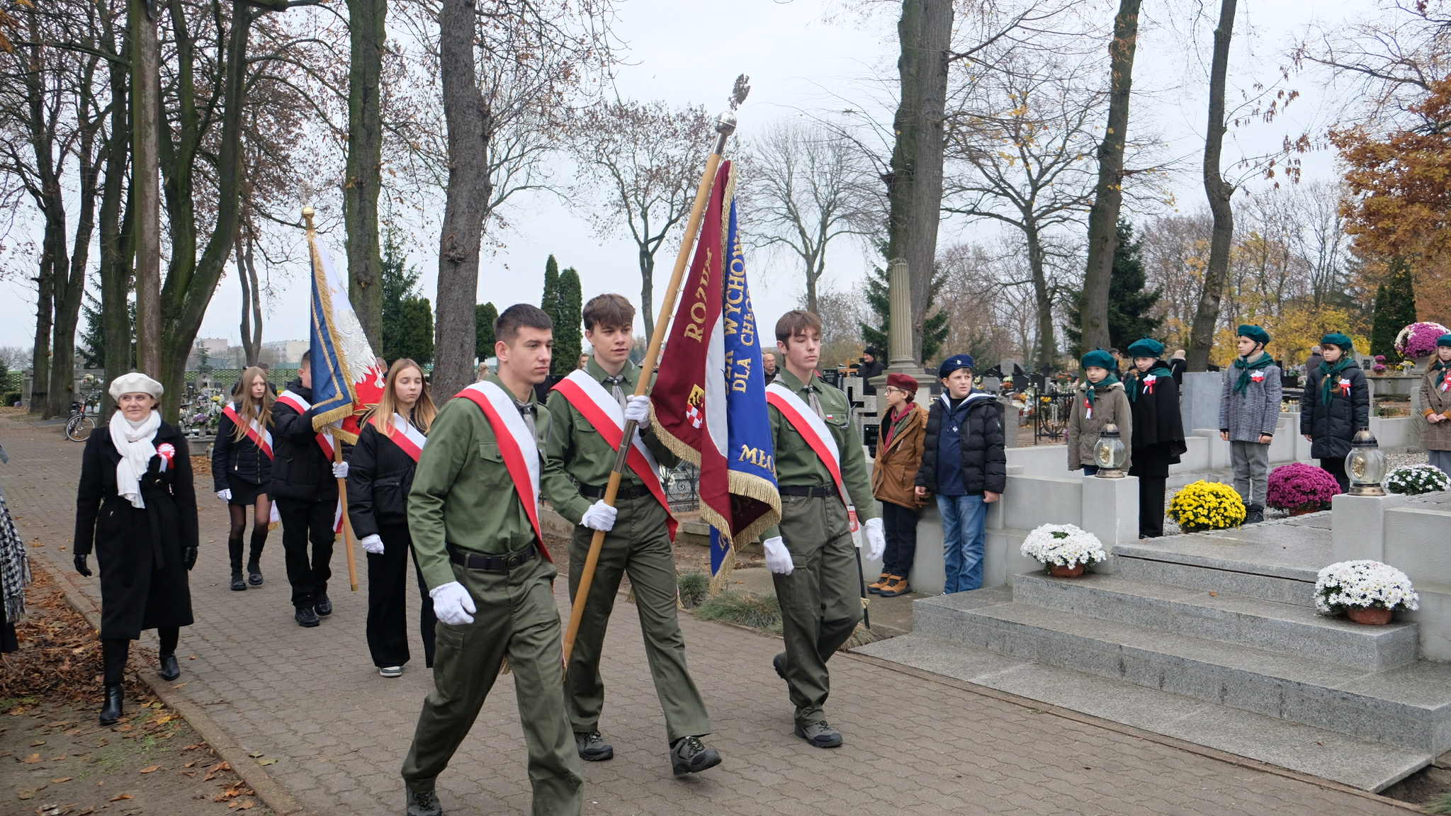 Udział delegacji MOW w Strzelnie w obchodach Święta Niepodległości