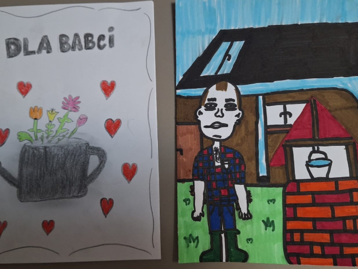 Kartka dla babci i dziadka