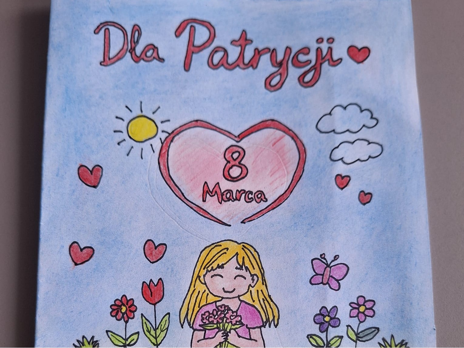 Konkurs plastyczny na najładniejszą kartkę na "Dzień Kobiet"